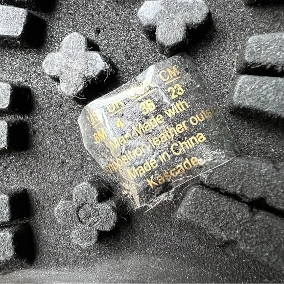 Sam Edelman Circus Black Shiny Rubber Lace Up Combat Boots, Size 6 - Picture 8 of 10